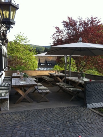 Terrasse im Sauerland